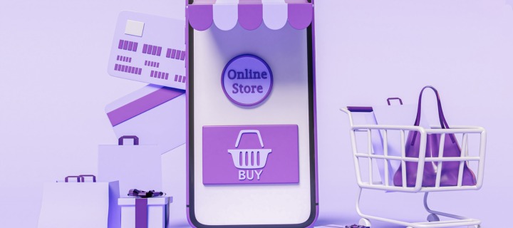 Shopify merchant browsing apps on a smartphone